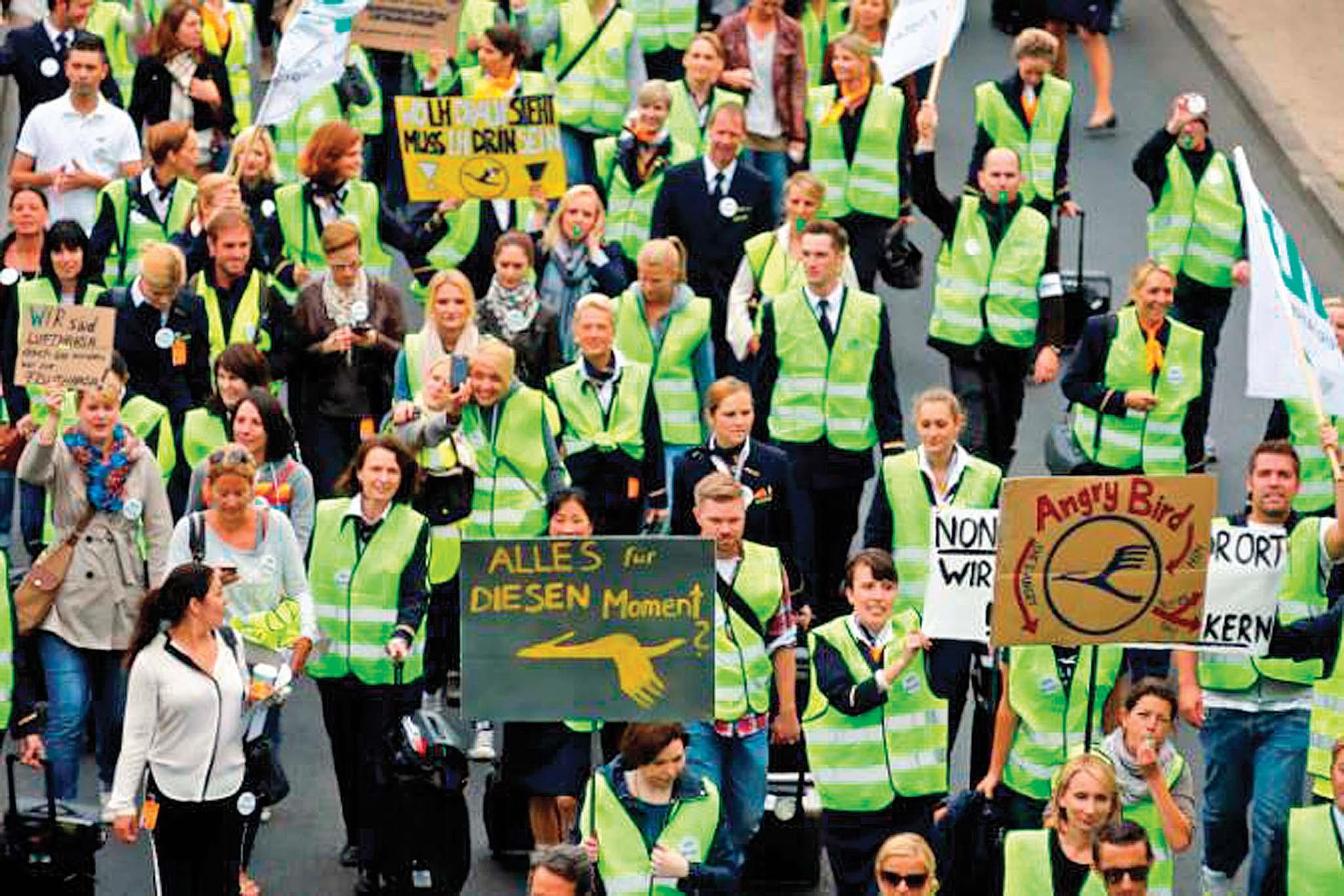 Lufthansa cancelled 1,3 thousand flights because of the strike