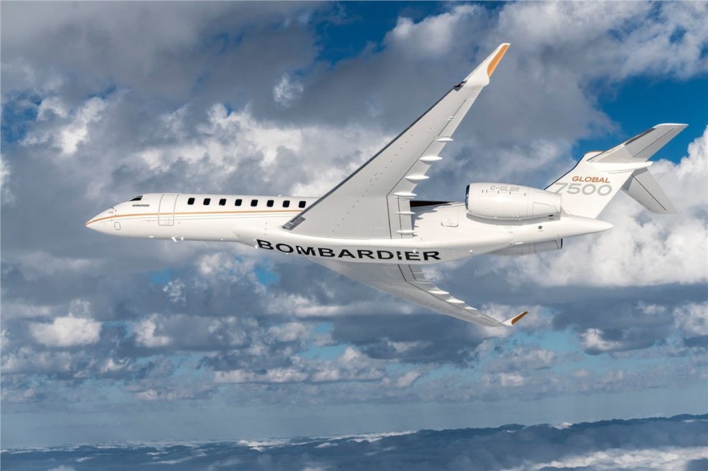 Bombardier Global 7500 turns into Opera theater