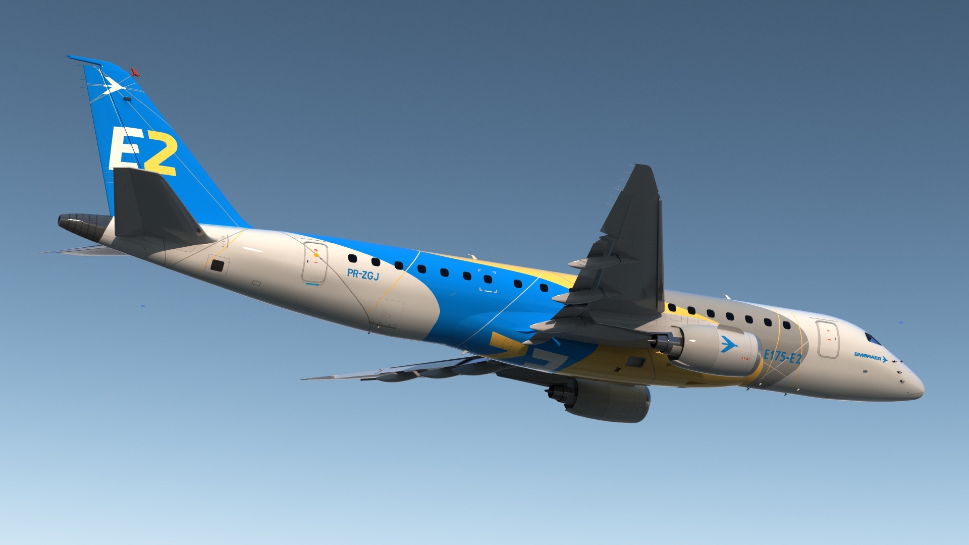 Embraer E175-E2 made first flight