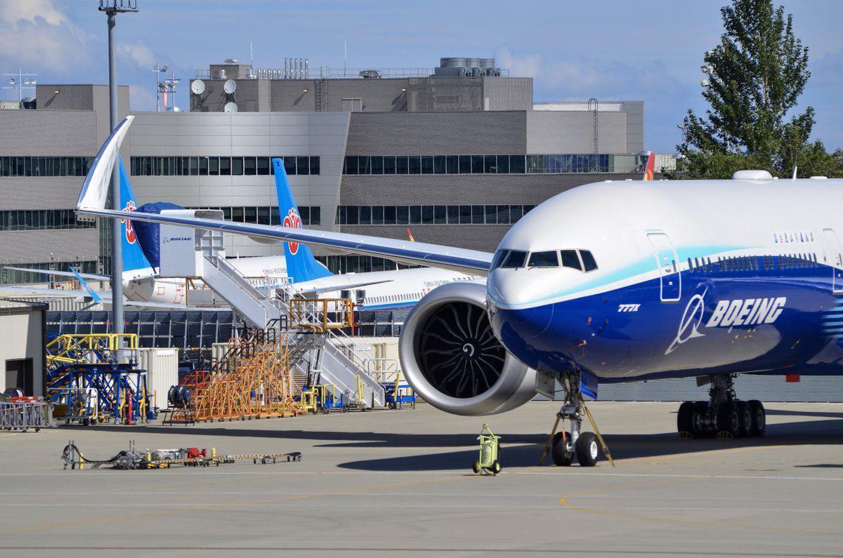 Boeing took off second airplane 777X