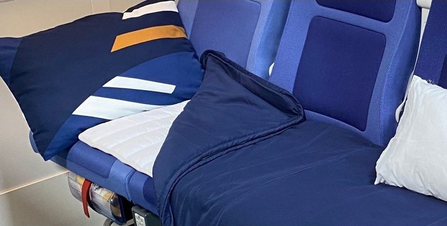 Lufthansa will have sleeping accommodations in the economy class on a regular basis