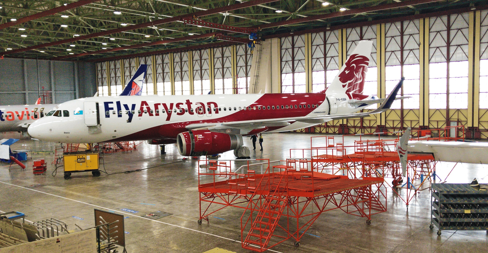 Absolutely new airplane for FlyArystan airline company – Airbus A320 Leo. Part 1