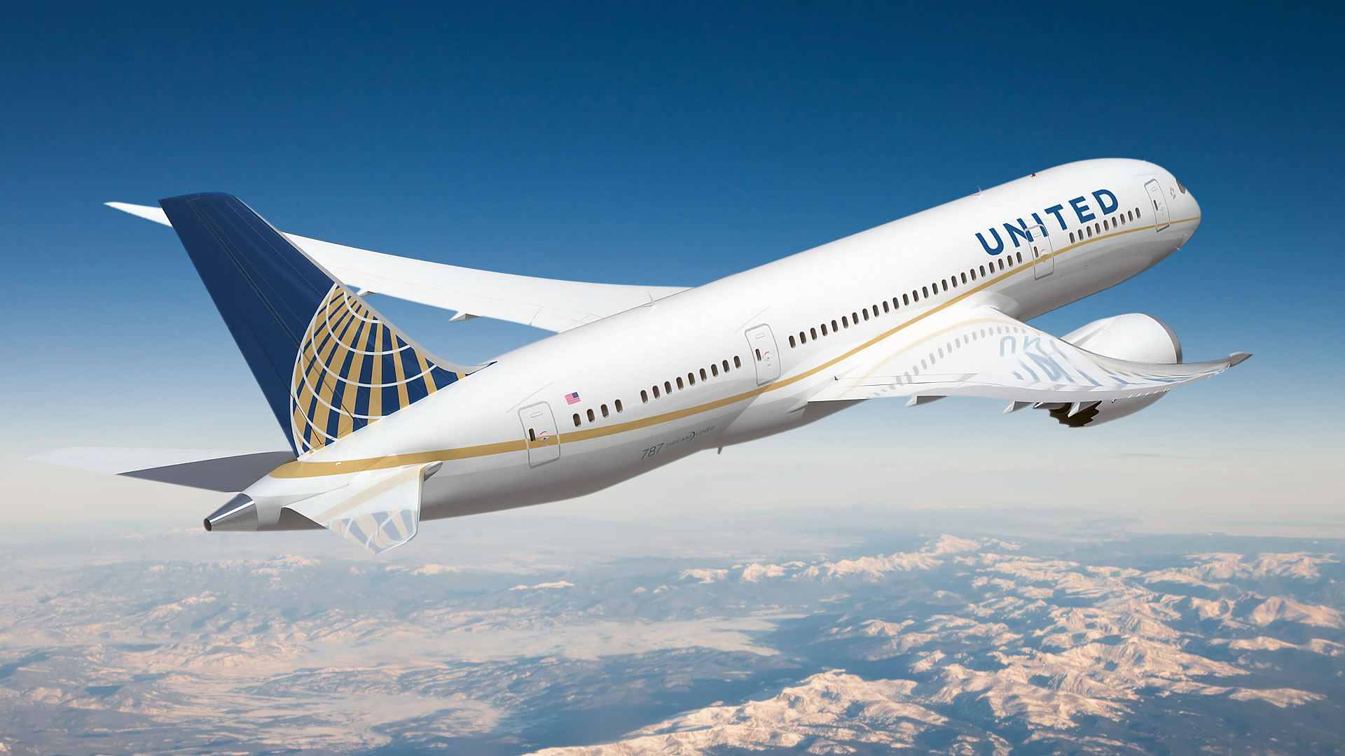Airline company United Airlines placed order with Boeing for 100 airplanes Dreamliner